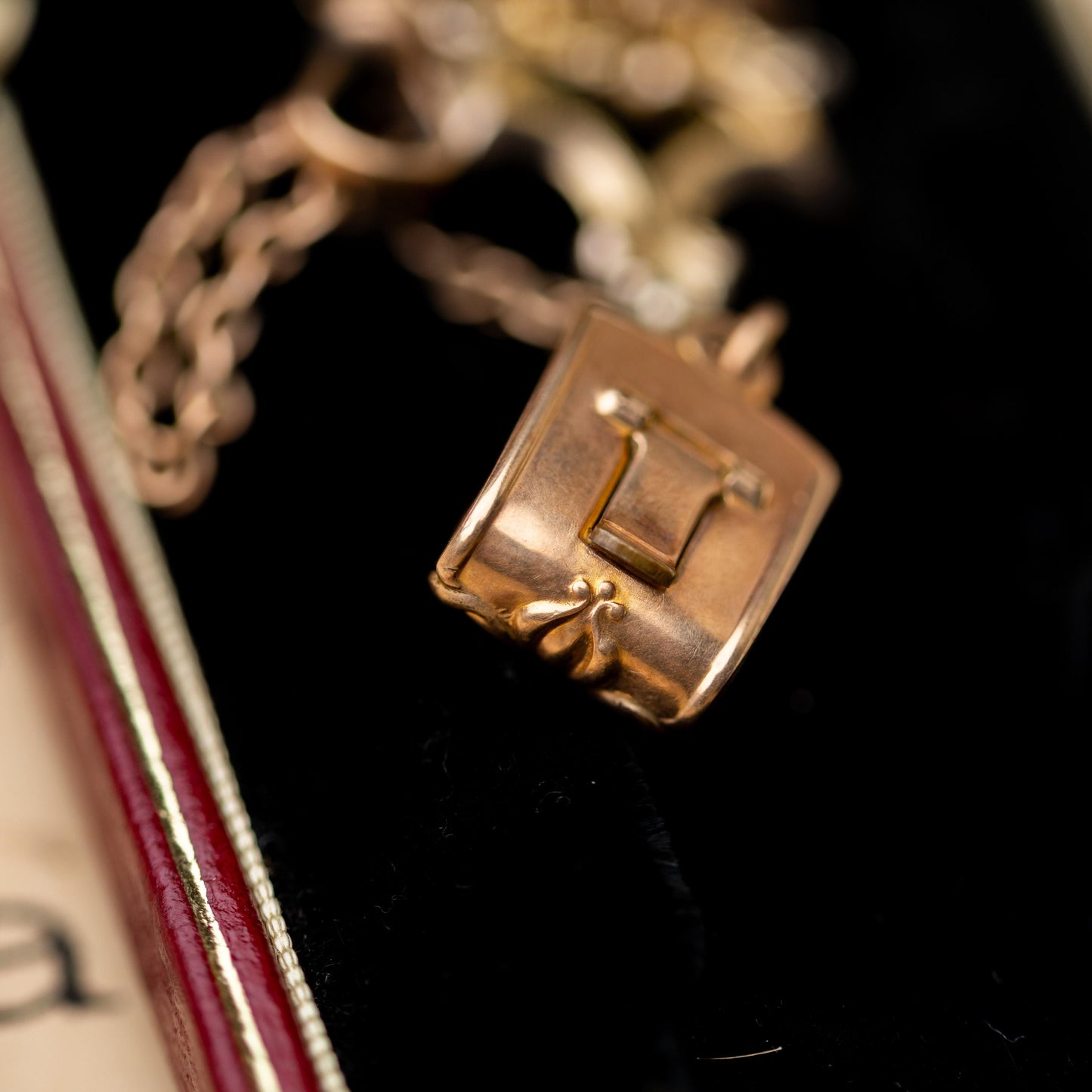 Victorian Watch Fob Gold Filled Chain Bracelet Style Estate