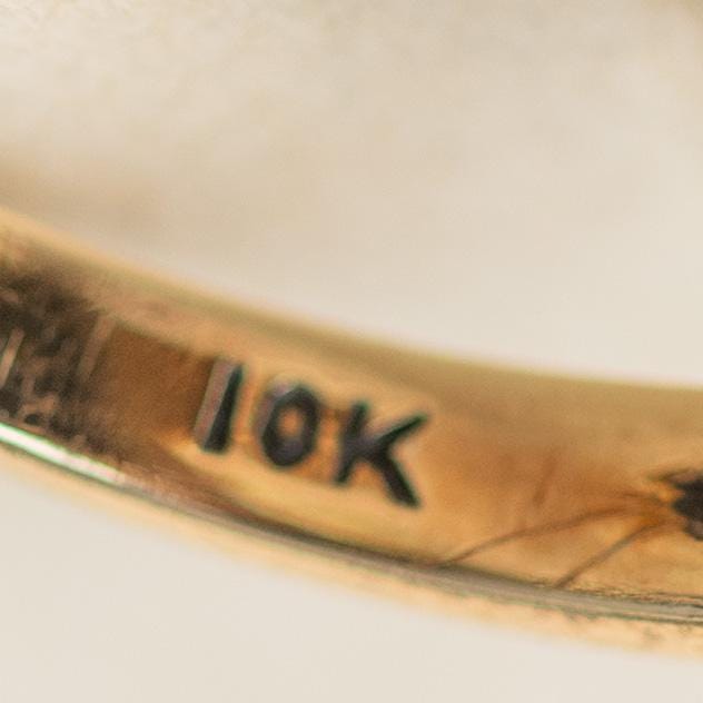 10k Gold Ring Antique Victorian Onyx Mourning Jewelry Estate Black Stone Ring