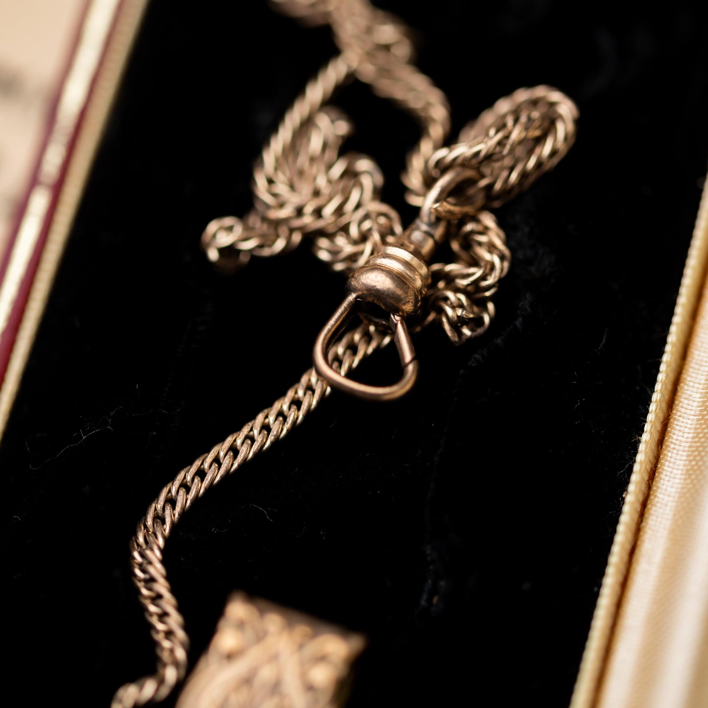 Gold Filled Pocket Watch Chain Vintage Estate Jewelry