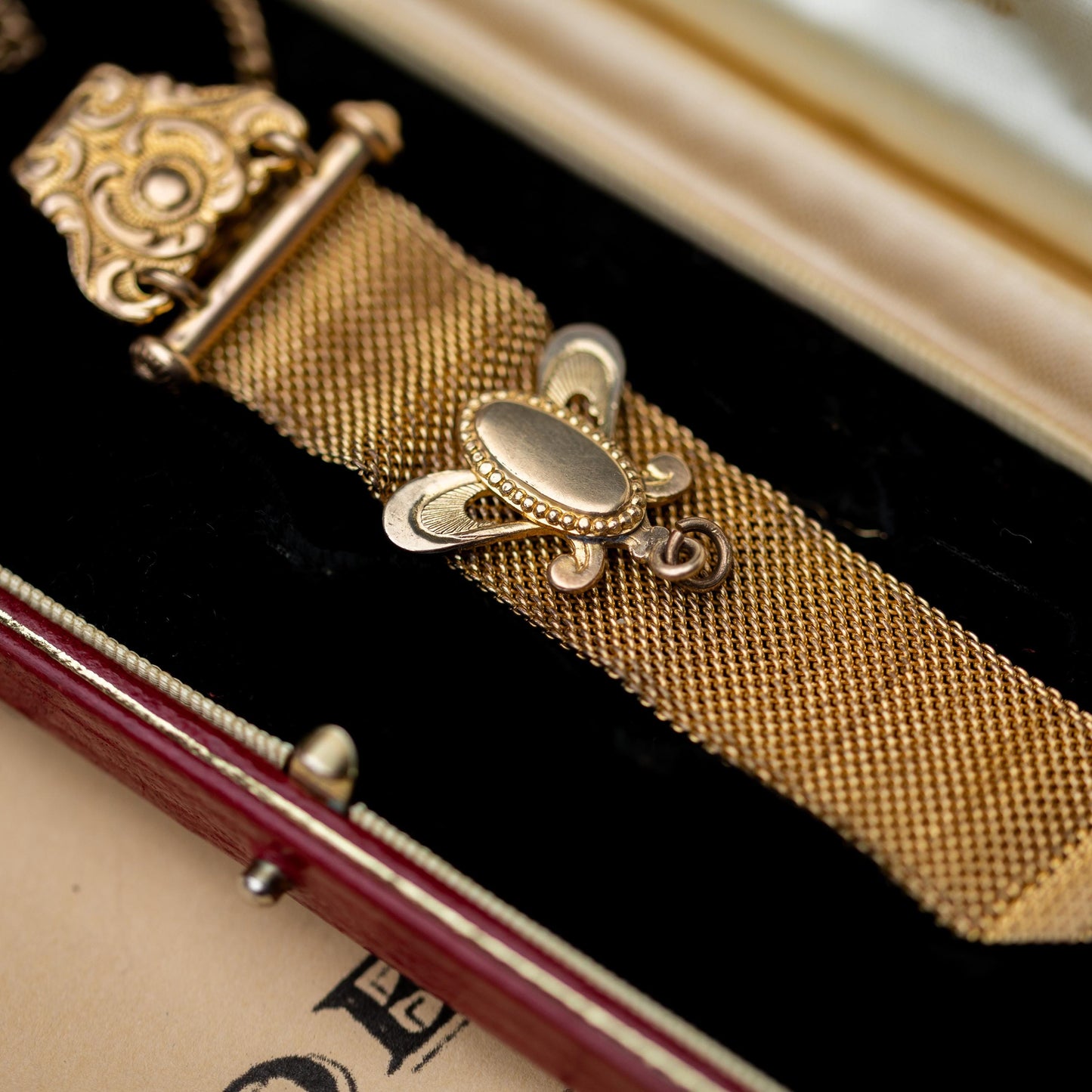 Pocket Watch Fob Gold Filled Chain Victorian Style Vintage Estate Jewelry
