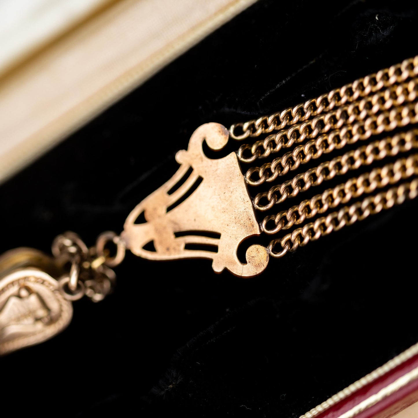 Gold Filled Pocket Watch Chain Vintage Estate Jewelry