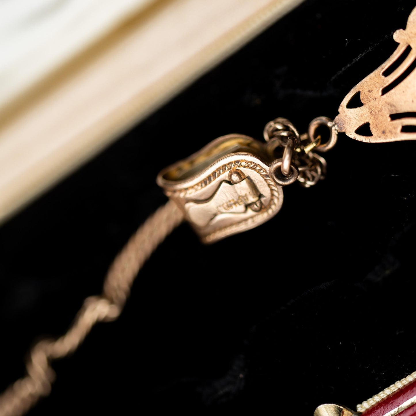 Gold Filled Pocket Watch Chain Vintage Estate Jewelry