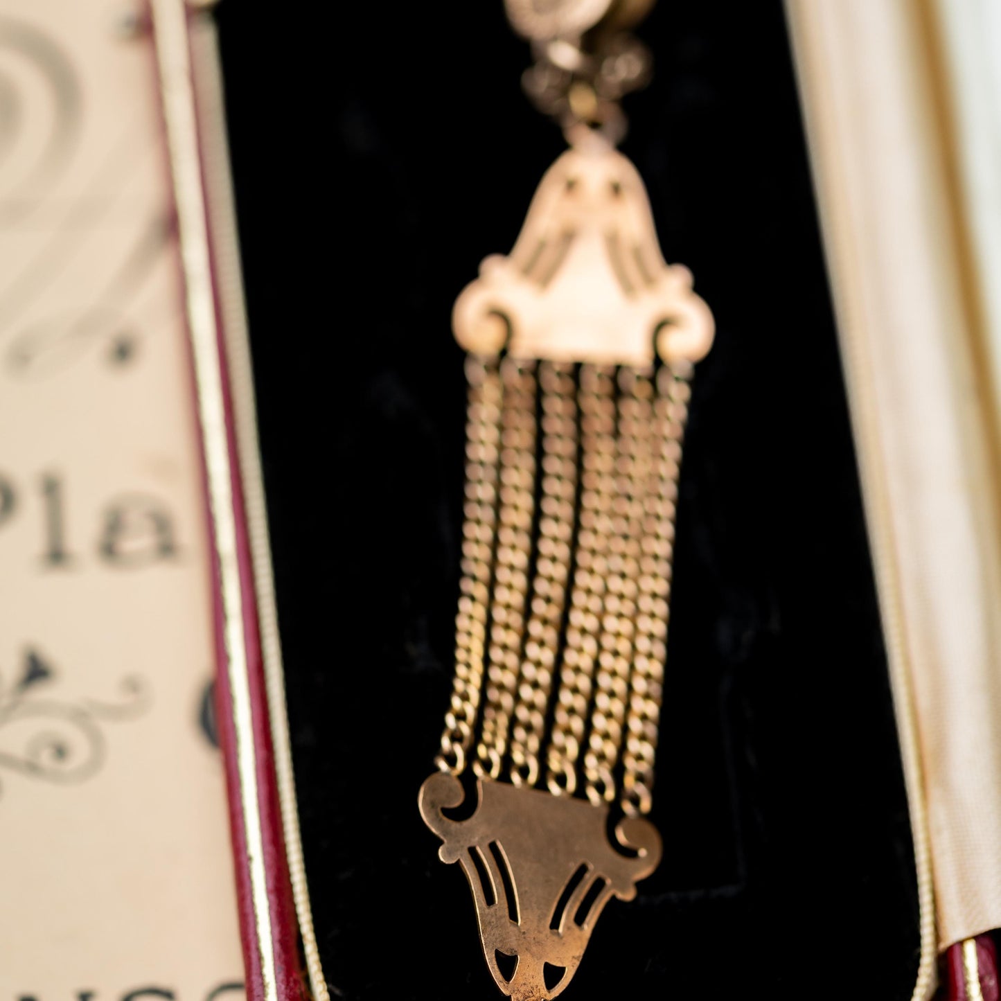 Gold Filled Pocket Watch Chain Vintage Estate Jewelry