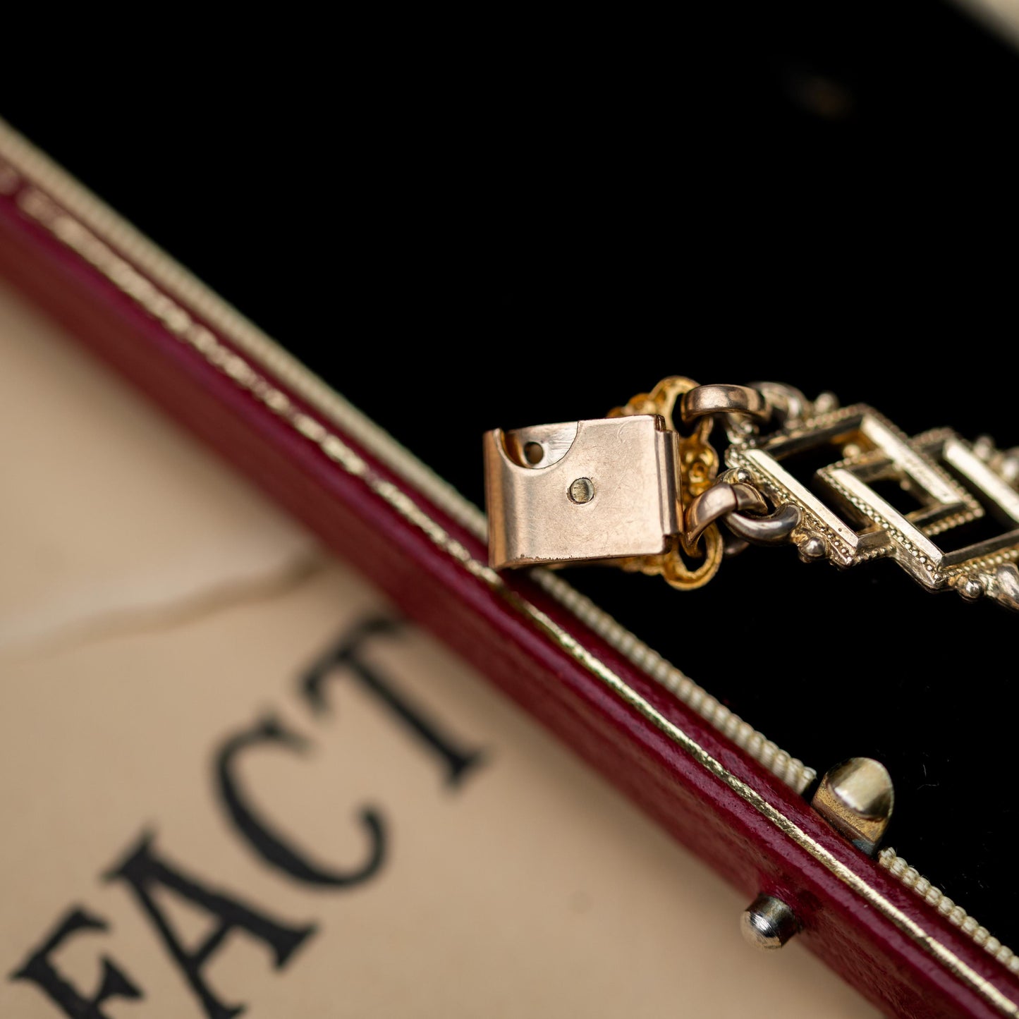 Gold Filled Watch Fob Pendant Chain Vintage Pocket Accessory Estate Jewelry
