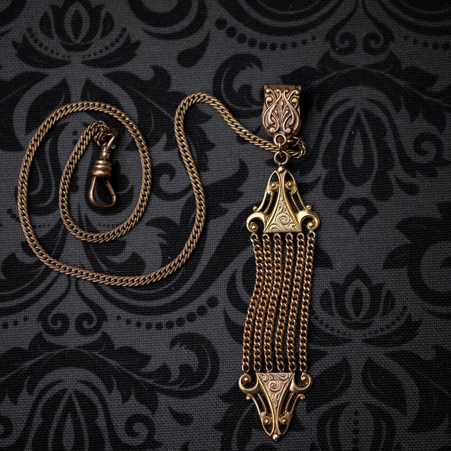Gold Filled Pocket Watch Chain Vintage Estate Jewelry