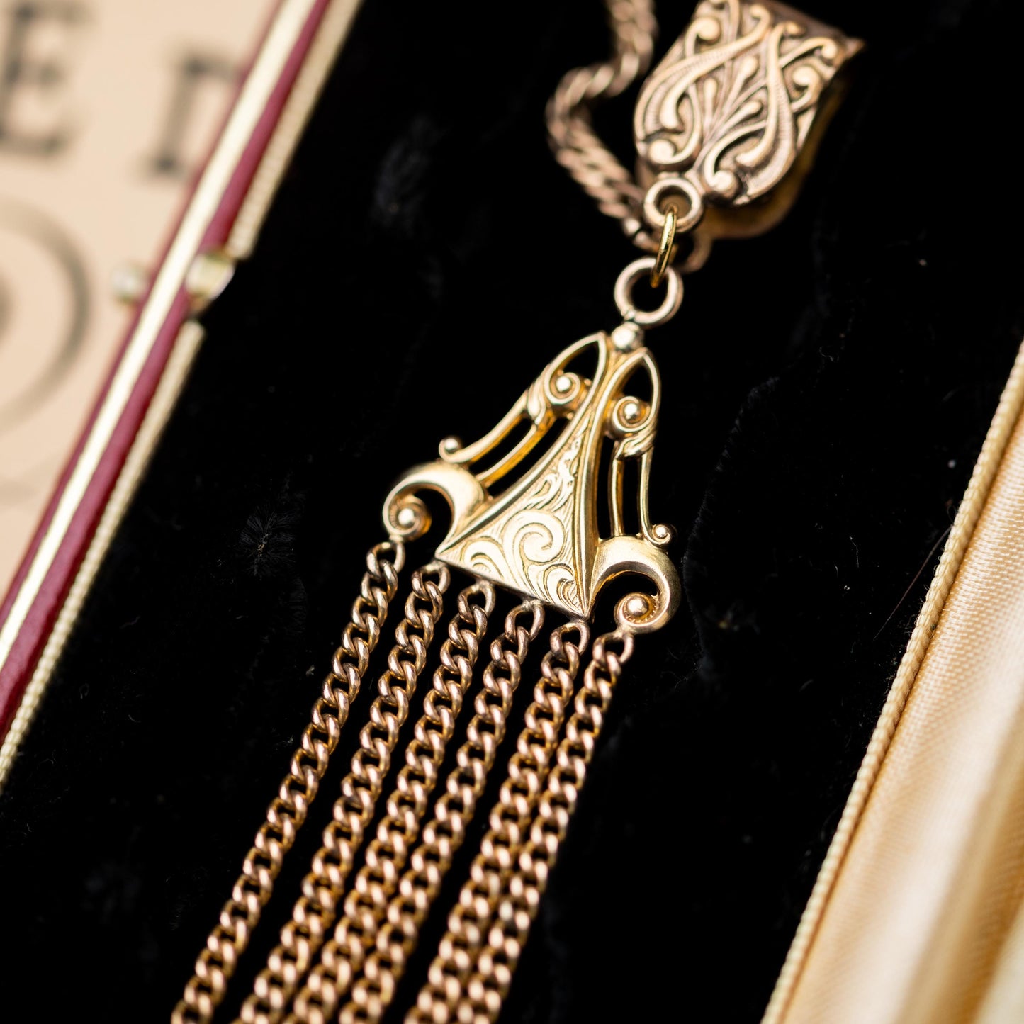 Gold Filled Pocket Watch Chain Vintage Estate Jewelry