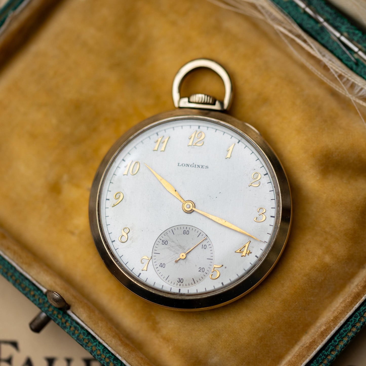 10k Gold Filled Pocket Watch, Longines Engraved 1948 Heirloom Vintage Estate Jewelry