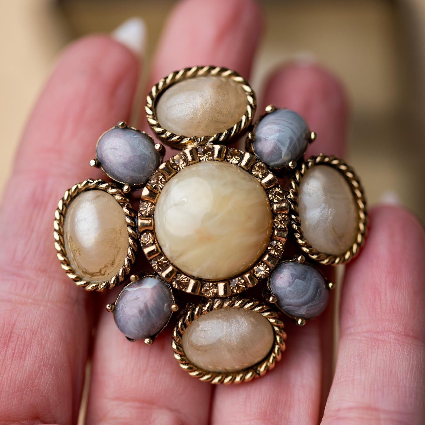 Vintage Brooch Gold Pin Ciner Estate Jewelry