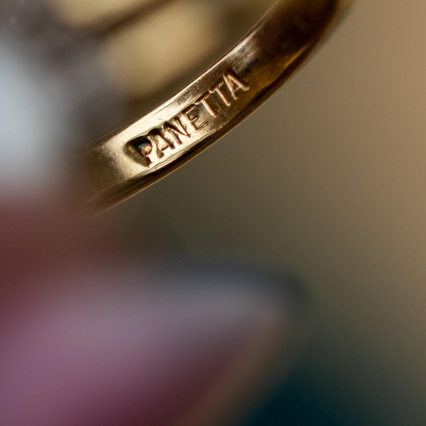 Opal Ring Gold Over Sterling Silver 925 Vintage Estate Jewelry Panetta