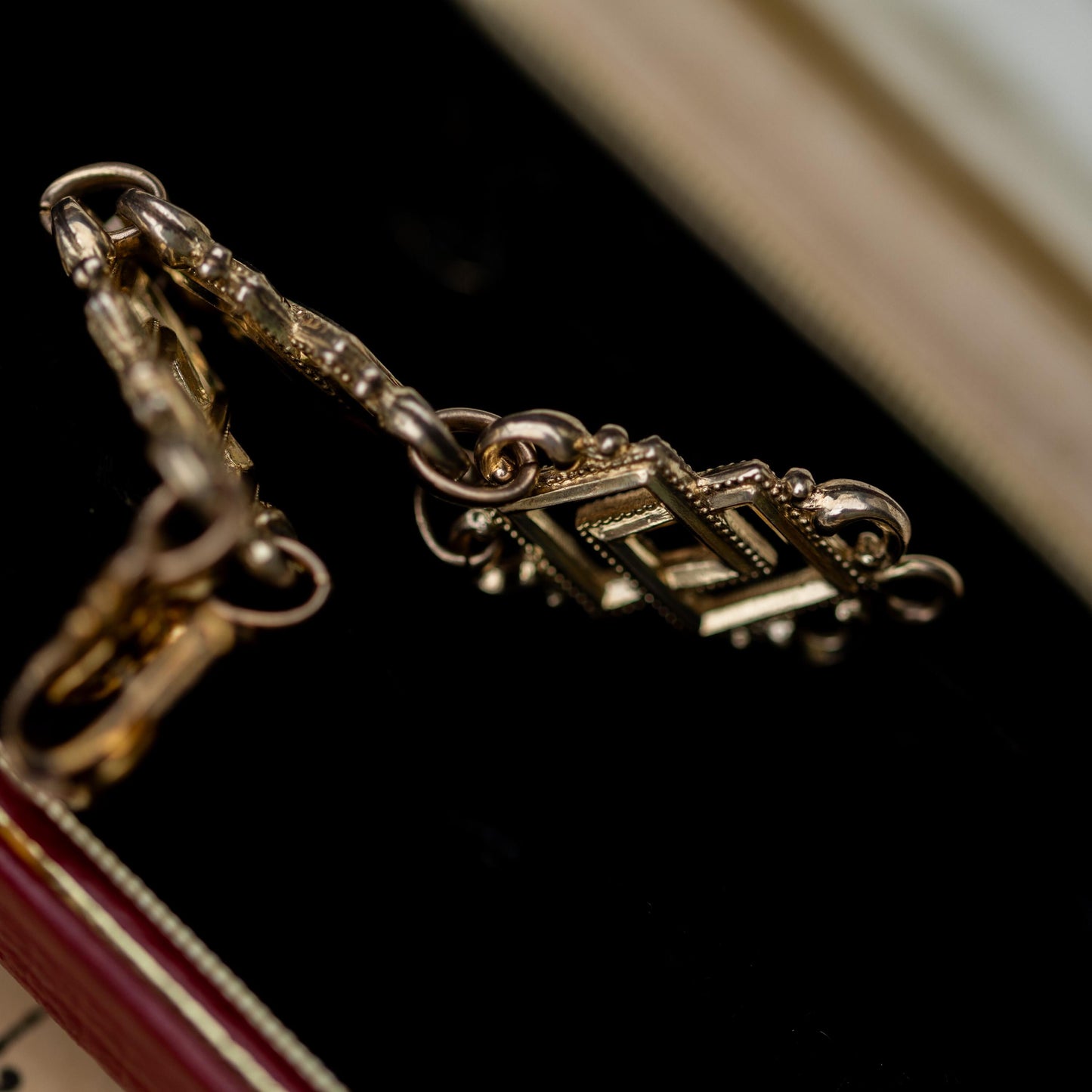 Gold Filled Watch Fob Pendant Chain Vintage Pocket Accessory Estate Jewelry