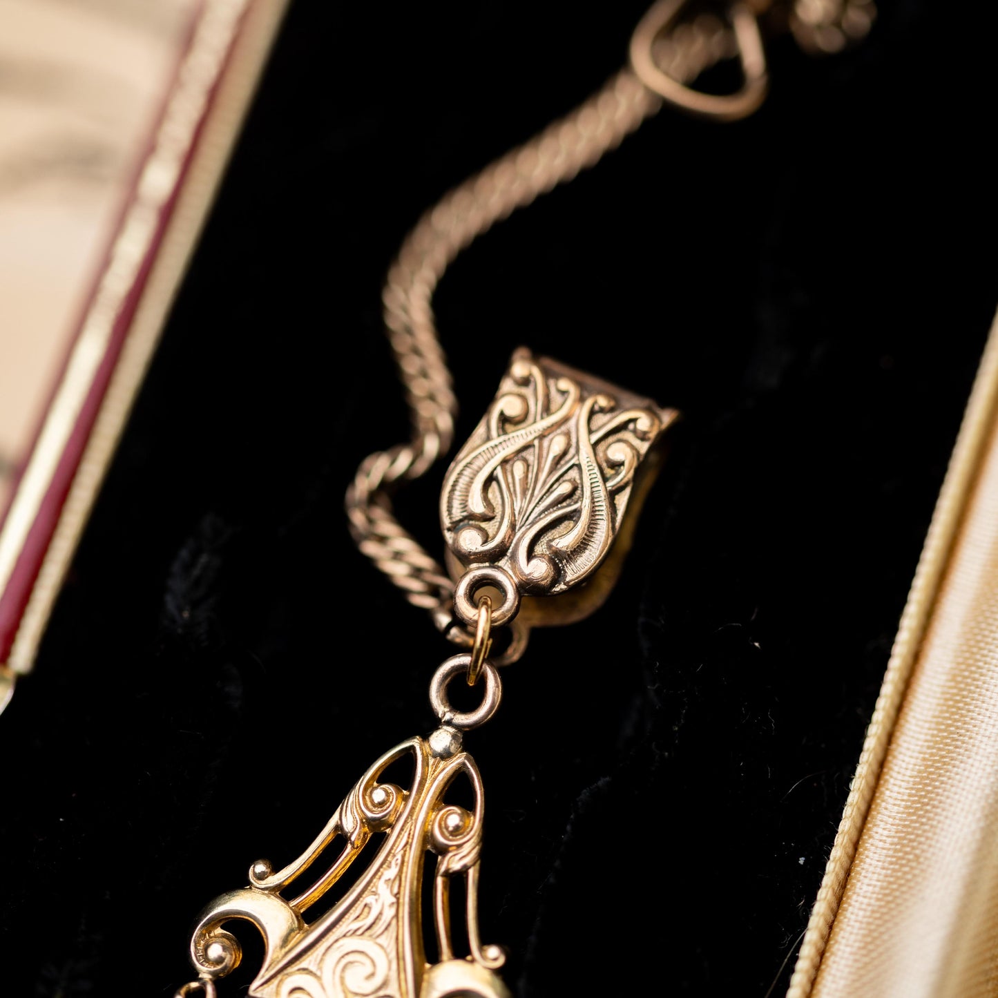 Gold Filled Pocket Watch Chain Vintage Estate Jewelry